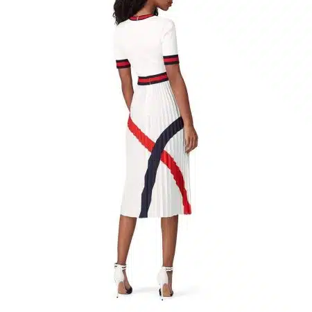 Ted Baker Fynlie Knitted Sweater Pleated Skirt Dress RRP$320 - Zoom Boutique Store