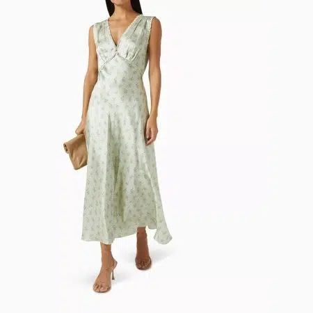 DÔEN Silk Floral Tahlia Midi Dress 38 result