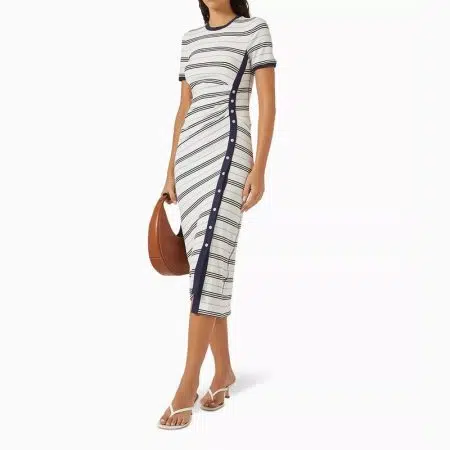 SIMKHAI Shanna Draped midi Dress 2 result