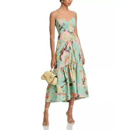 A.L.C. Lindsey Printed A Line Midi Dress 4 result