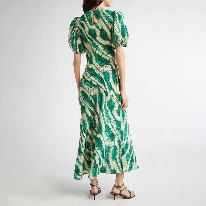 Ulla Johnson Ines Puff Sleeve Midi Dress 5 result