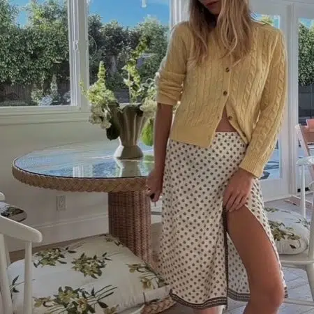 DÔEN Penrose Cable Knit wool blend Cardigan 16 result